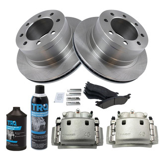 TRQ® - Rear Disc Brake Kit with Ceramic Pads and Calipers