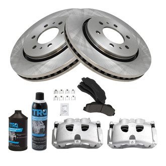 TRQ® - Front Disc Brake Kit with Ceramic Pads and Calipers