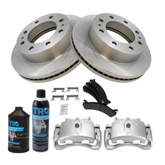 TRQ® - Front Disc Brake Kit with Ceramic Pads and Calipers