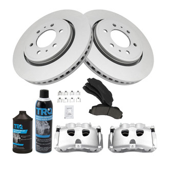 TRQ® - Front Disc Brake Kit with Ceramic Pads and Calipers