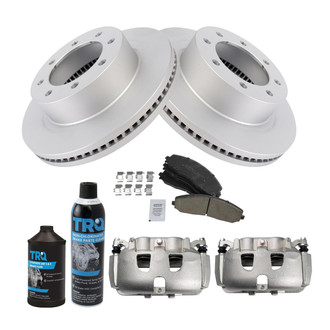 TRQ® - Front Disc Brake Kit with Ceramic Pads and Calipers