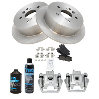 TRQ® - Rear Disc Brake Kit with Ceramic Pads and Calipers