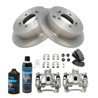 TRQ® - Rear Disc Brake Kit with Ceramic Pads and Calipers