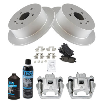 TRQ® - Rear Disc Brake Kit with Ceramic Pads and Calipers