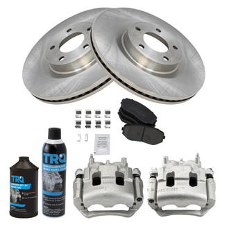 TRQ® - Front Disc Brake Kit with Ceramic Pads and Calipers