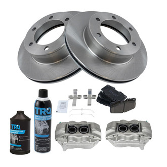 TRQ® - Front Disc Brake Kit with Ceramic Pads and Calipers
