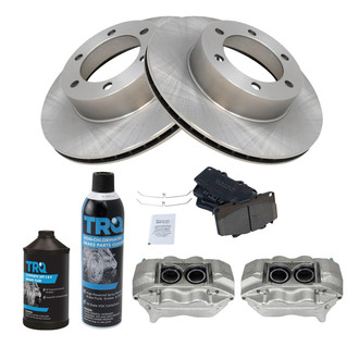 TRQ® - Front Disc Brake Kit with Ceramic Pads and Calipers