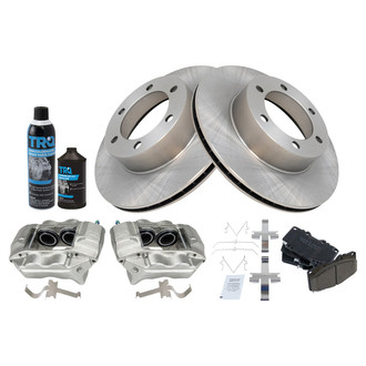 TRQ® - Front Disc Brake Kit with Ceramic Pads and Calipers