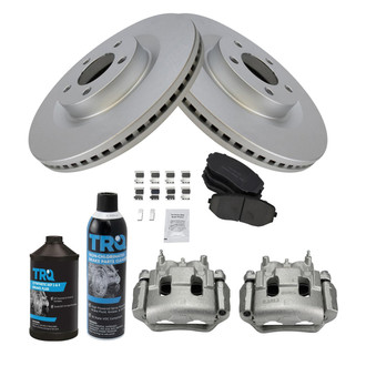 TRQ® - Front Disc Brake Kit with Ceramic Pads and Calipers