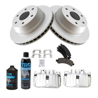 TRQ® - Rear Disc Brake Kit with Ceramic Pads and Calipers