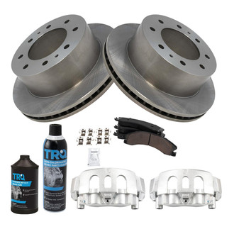TRQ® - Rear Disc Brake Kit with Ceramic Pads and Calipers