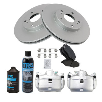 TRQ® - Front Disc Brake Kit with Ceramic Pads and Calipers