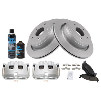 TRQ® - Rear Disc Brake Kit with Ceramic Pads and Calipers