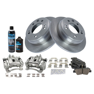 TRQ® - Rear Disc Brake Kit with Ceramic Pads and Calipers