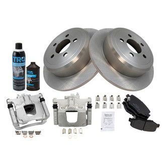 TRQ® - Rear Disc Brake Kit with Ceramic Pads and Calipers