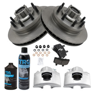 TRQ® - Front Disc Brake Kit with Ceramic Pads and Calipers