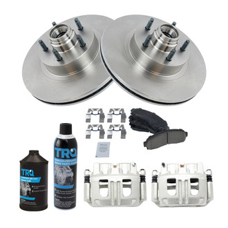 TRQ® - Front Disc Brake Kit with Ceramic Pads and Calipers
