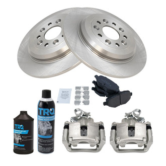 TRQ® - Rear Disc Brake Kit with Ceramic Pads and Calipers