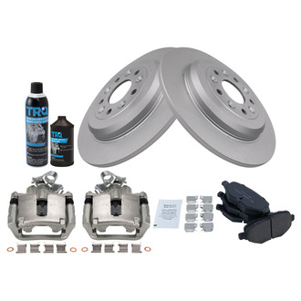 TRQ® - Rear Disc Brake Kit with Ceramic Pads and Calipers