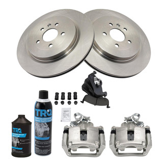 TRQ® - Rear Disc Brake Kit with Ceramic Pads and Calipers