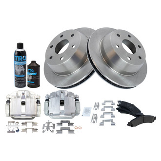 TRQ® - Rear Disc Brake Kit with Ceramic Pads and Calipers