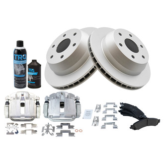 TRQ® - Rear Disc Brake Kit with Ceramic Pads and Calipers