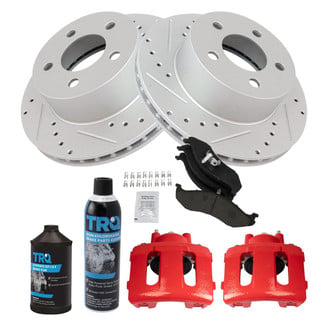 TRQ® - Performance Ceramic Front Brake Kit with Calipers