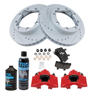 TRQ® - Performance Ceramic Front Brake Kit with Calipers