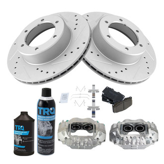 TRQ® - Performance Ceramic Front Brake Kit with Calipers