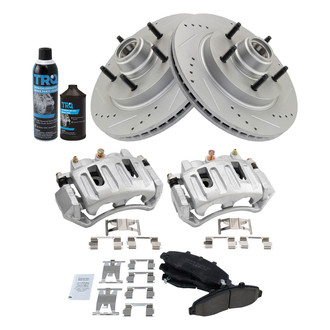 TRQ® - Performance Ceramic Front Brake Kit with Calipers