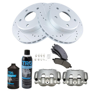 TRQ® - Performance Ceramic Front Brake Kit with Calipers