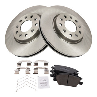 TRQ® - Front Disc Brake Kit with Ceramic Pads