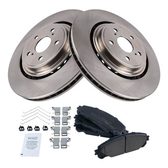 TRQ® - Front Disc Brake Kit with Ceramic Pads