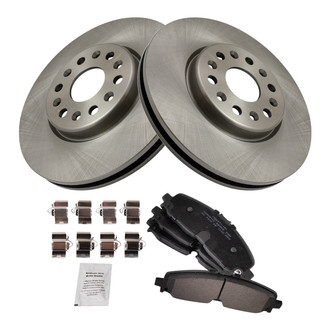 TRQ® - Front Disc Brake Kit with Ceramic Pads