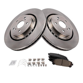 TRQ® - Front Disc Brake Kit with Ceramic Pads