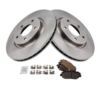 TRQ® - Front Disc Brake Kit with Ceramic Pads