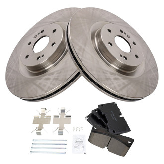 TRQ® - Front Disc Brake Kit with Ceramic Pads