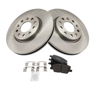 TRQ® - Front Disc Brake Kit with Ceramic Pads
