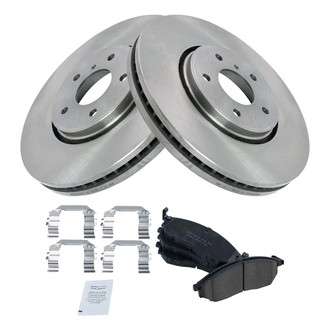 TRQ® - Front Disc Brake Kit with Ceramic Pads