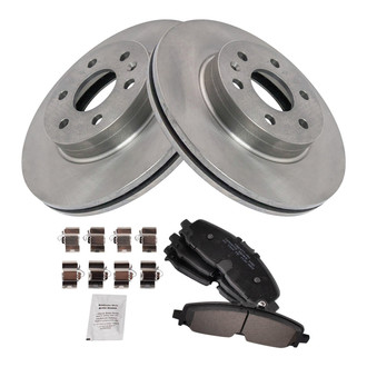 TRQ® - Front Disc Brake Kit with Ceramic Pads
