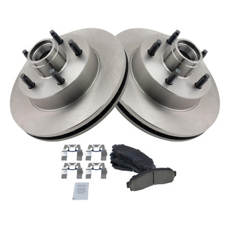 TRQ® - Front Disc Brake Kit with Ceramic Pads