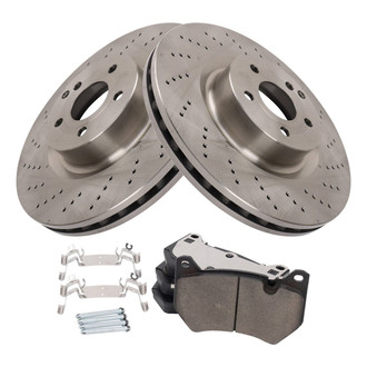 TRQ® - Front Disc Brake Kit with Ceramic Pads