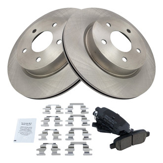 TRQ® - Rear Disc Brake Kit with Ceramic Pads