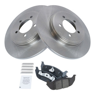 TRQ® - Rear Disc Brake Kit with Ceramic Pads