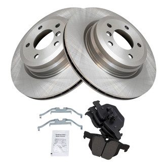 TRQ® - Rear Disc Brake Kit with Ceramic Pads