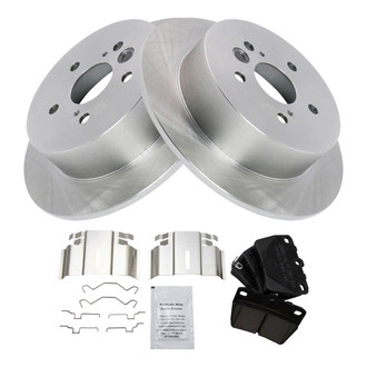 TRQ® - Rear Disc Brake Kit with Ceramic Pads