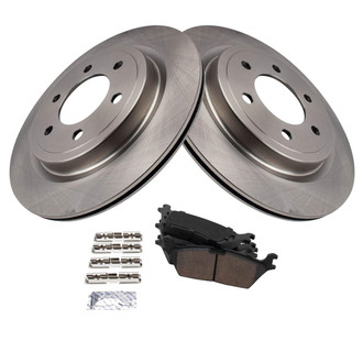 TRQ® - Rear Disc Brake Kit with Ceramic Pads
