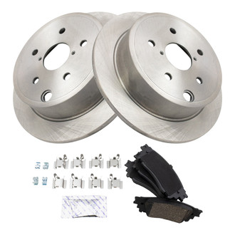 TRQ® - Rear Disc Brake Kit with Ceramic Pads