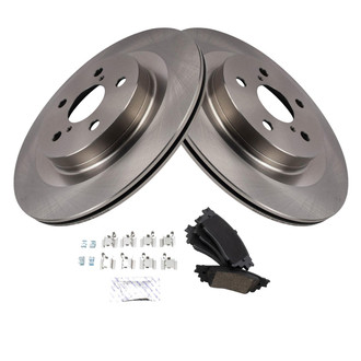 TRQ® - Rear Disc Brake Kit with Ceramic Pads