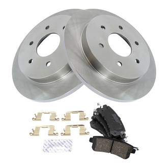 TRQ® - Rear Disc Brake Kit with Ceramic Pads